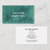 水彩風合い名刺。 名刺 (正面/裏面)