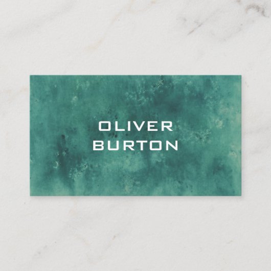 水彩風合い名刺。 名刺 (正面)