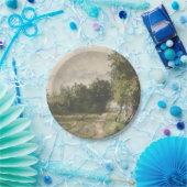 水彩風景のパス – 一定のトロヨン ペーパープレート (パーティー)