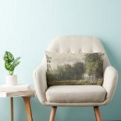 水彩風景のパス – 一定のトロヨン ランバークッション (椅子)