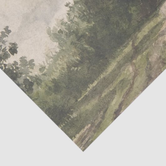 水彩風景のパス – 一定のトロヨン 薄葉紙 (詳細)