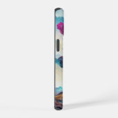 水彩風景の携帯ケース iPhone 15ケース (右側面)