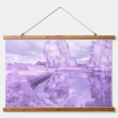 水彩風景画スタイル  吊り下げ型タペストリー (正面)