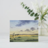 水彩風景画 ポストカード (スタンド正面)