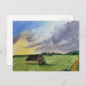 水彩風景画 ポストカード (正面/裏面)