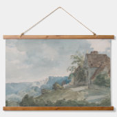 水彩風景画 吊り下げ型タペストリー (正面)