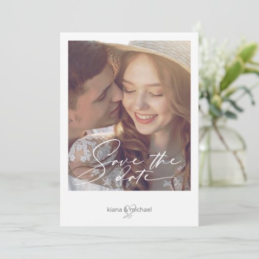 水彩風景結婚の秋金ゴールドID786 セーブザデート (スタンド正面)