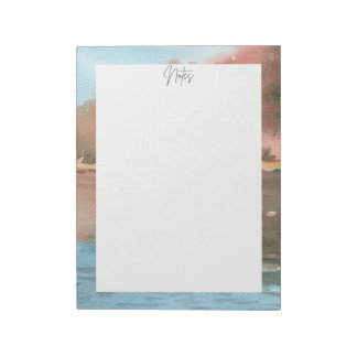 水彩風景縁ど ノートパッド