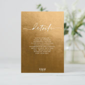 水彩風景詳細秋金ゴールドID786 エンクロージャーカード (スタンド正面)