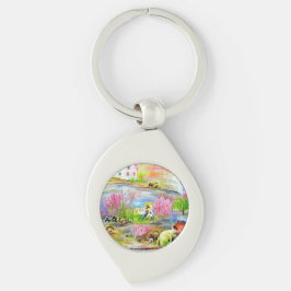 水彩風景 キーホルダー