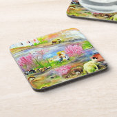 水彩風景 コースター (左側)