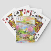 水彩風景 トランプ (裏面)