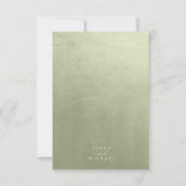 水彩風景 ブライダルシャワー グリーン ID786 招待状 (裏面)