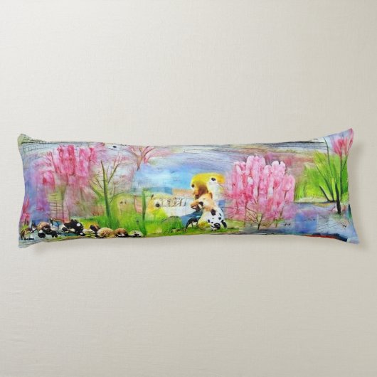 水彩風景 ボディピロー (裏面)