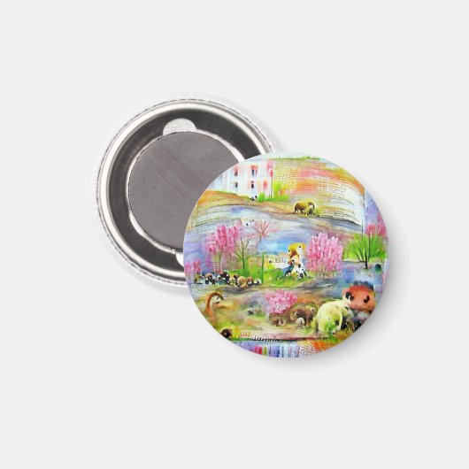 水彩風景 マグネット (正面/裏面)