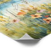 水彩風景III ポスター (角)