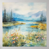 水彩風景III ポスター (正面)