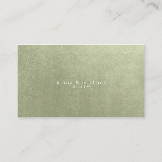 水彩風景WebサイトSage Green ID786 エンクロージャーカード (裏面)