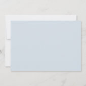 水彩風船とクマPhoto Boy Baptism 招待状 (裏面)