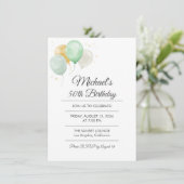 水彩風船の招待状 招待状 (スタンド正面)