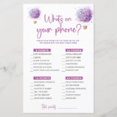 水彩風船の花 |電話の内容 (正面)