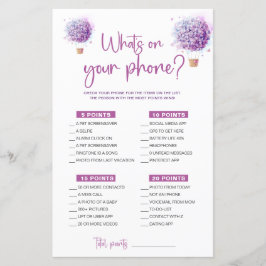 水彩風船の花 |電話の内容