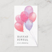 水彩風船イベントプランナー 名刺 (正面)