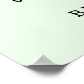 水彩風船ベビースワユニセックスーシャワーへようこそ ポスター (角)