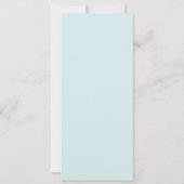 水彩風船ボーイベビーシャワー 招待状 (裏面)