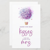 水彩風船花束 | 花嫁のキスはいくつ？ (正面/裏面)