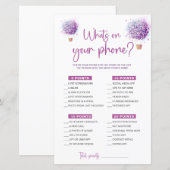 水彩風船花 | あなたの電話帳に何が入ってる？ (正面/裏面)