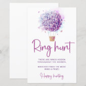 水彩風船花 | 指輪探しゲーム (正面/裏面)