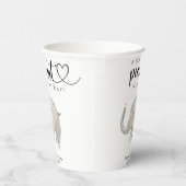 水彩風船象 紙コップ (右)