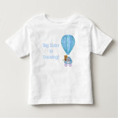 水彩風船 赤ちゃん歓迎会 ビッグシスター トドラーTシャツ (正面)