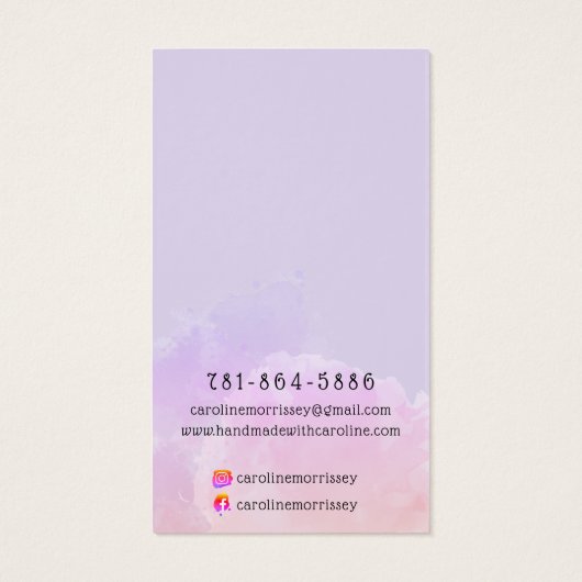 水彩飛沫ピアス ディスカード (裏面)