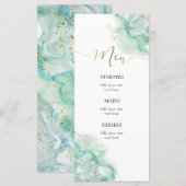 水彩飛沫 インク メニュー (正面/裏面)