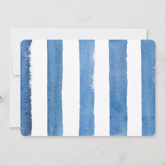 水彩飛行機ボーイ誕生のお知らせ 案内状 (裏面)