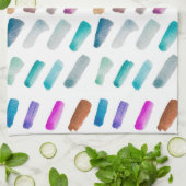 水彩食器洗い家庭生きたキッチンかわいい キッチンタオル (折り畳み)