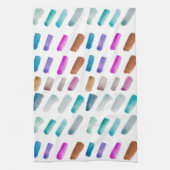 水彩食器洗い家庭生きたキッチンかわいい キッチンタオル (縦)