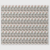 水彩養殖動物コレクション ラッピングペーパー (フラット)
