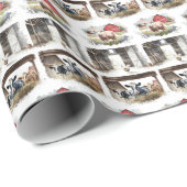 水彩養殖動物 ラッピングペーパー (ロールコーナー)