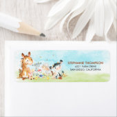 水彩養殖動物 ラベル (インサイチュ)