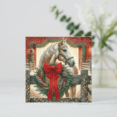 水彩馬とフェスティバルファームクリスマス シーズンカード (スタンド正面)