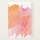 水彩馬のフィールドで一角獣になる プランナー手帳 (裏面)