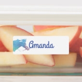 水彩馬パーソナライズされた ラベル (貼付)