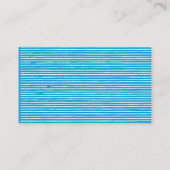 水彩馬モダンのバブ吹ル 名刺 (裏面)