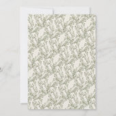 水彩馬術結婚馬エレガント類 セーブザデート (裏面)