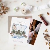 水彩馬術英国領結婚荘の紋章