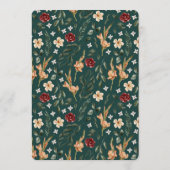 水彩馬術 |結婚のテーブル メニュー (裏面)