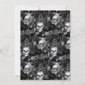 水彩骷髅庭園 丘の向こうに 招待状 (裏面)